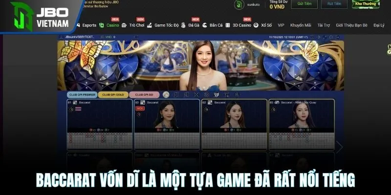 Chơi Baccarat vô cùng đơn giản với những thao tác thực hiện đặt cược dễ dàng