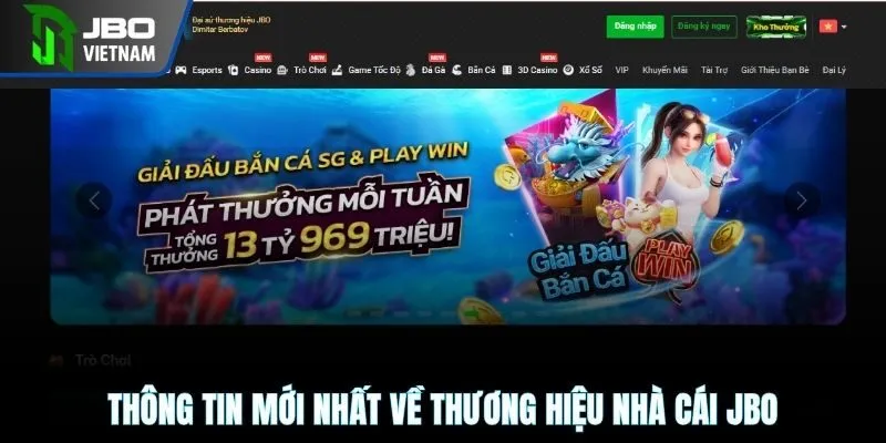 Thông tin mới nhất về thương hiệu nhà cái JBO