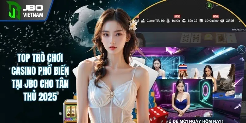 Top Trò Chơi Casino Phổ Biến Tại JBO Cho Tân Thủ 2025